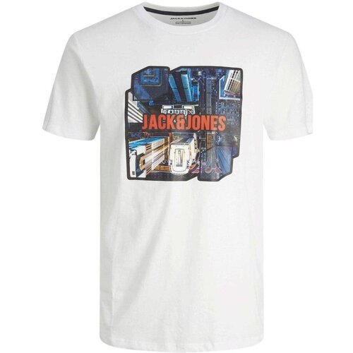 Jack & Jones majice s kratkimi rokavi - Bela Cene