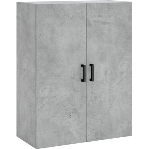  Visoka komoda siva betona 69,5x34x180 cm od konstruiranog drva Slike