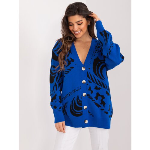 BADU Cardigan-BA-SW-12038.20-Cobalt Slike