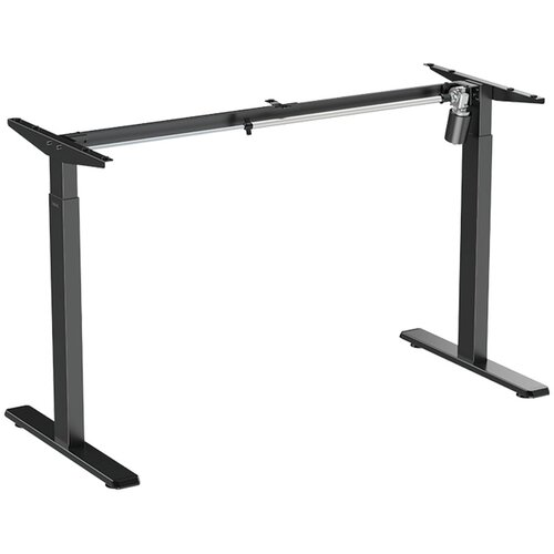 Logilink electrically adjustable sit-stand desk frame, 1 motor, 710–1190 mm, black, EO0052 Cene