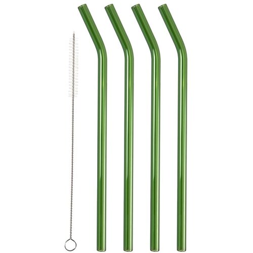 Lyngby Glas Staklene slamke u setu 4 kom sa četkom za čišćenje – Cijene