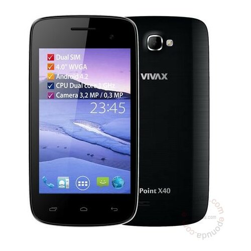 Vivax SMART Point X40 mobilni telefon Slike