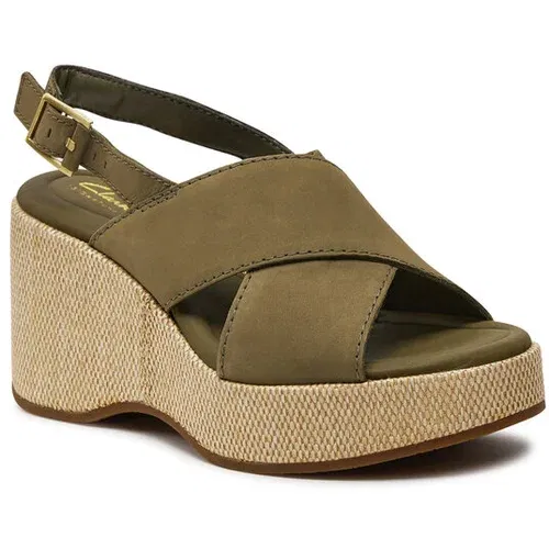 Clarks Sandali Manon Wish 26176302 Zelena