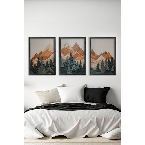 Wallity slika Ersy3Syhcrv56, 3 dela, 34 x 49 cm Slike