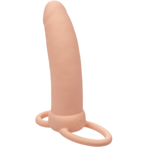 California Exotics Performance Maxx Rechargeable Thick Dual Penetrator Ivory Slike