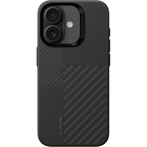 Benks Montage Magnetic Armor Pro kevlar metalni okvir 600D Case za iPhone 16 Plus crna Slike
