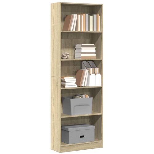 Regal za knjige boja hrasta 60x24x176 cm od konstruiranog drva Cene