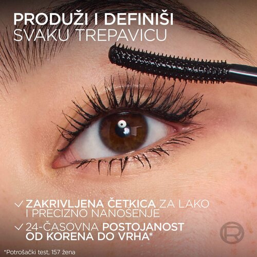 L&amp;acute;Or&amp;eacute;al Paris Telescopic Extensionist maskara za produženje trepavica za volumen i uvijanje trepavica 9.9 ml Slike