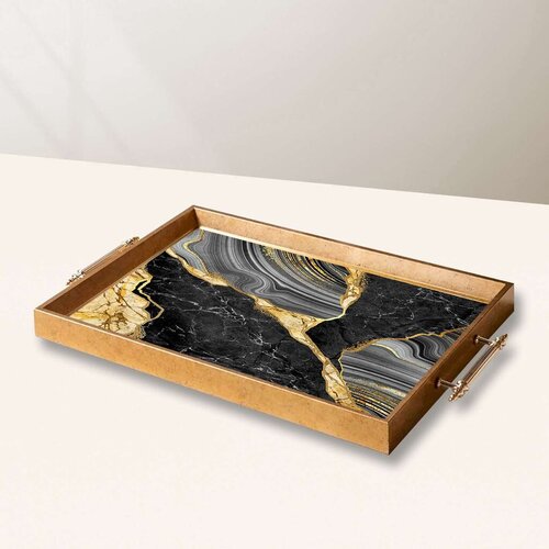 Aberto Design Poslužavnik TPEA10010 50 x 29 x 3.5 cm, Šareni Cene
