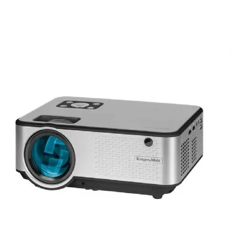 Kruger matz led projektor kruger&matz LED50 wi-fi, 1920x1080 px, 50-120", 2800 lm, srebrne barve Cene