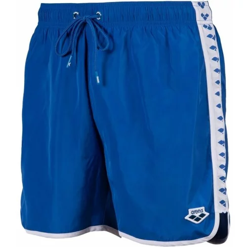 Arena ICONS TEAM STRIPE BOXER Muške sportske kratke hlače, tamno plava, veličina