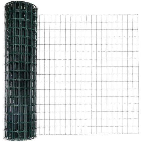 vidaXL Euro ograja z 5 U drogovi Zelena 1.4x10 m Jeklo Cene