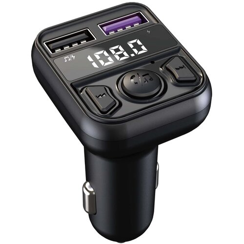  fm transmiter C44 usb, qc 3.0 bluetooth 5.0, handsfree crni Cene