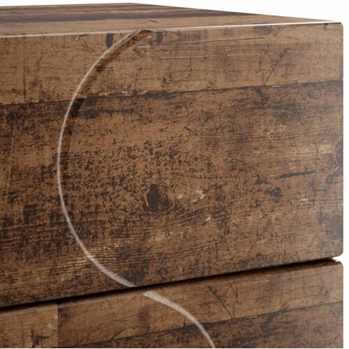  Noćni ormar Staro drvo 33 5 x 34 5 x 60 cm Konstruirano drvo - Staro drvo 1 Slike