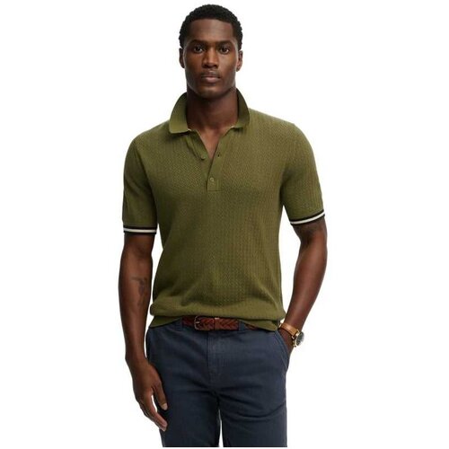 Superdry maslinasta muška polo majica Cene