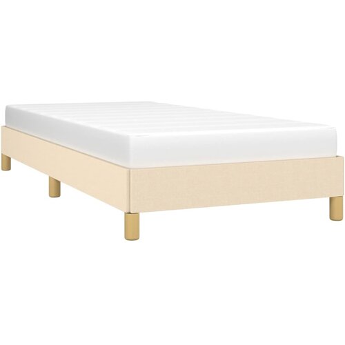  Okvir kreveta bez madraca Krem 80x200cm Tkanina Slike