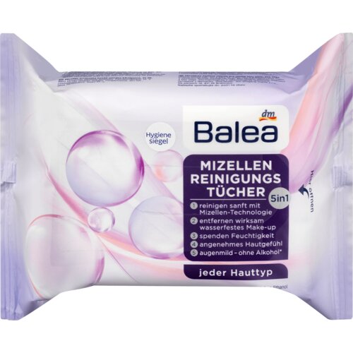 Balea 5u1 micelarne maramice za čišćenje lica 25 kom Cene