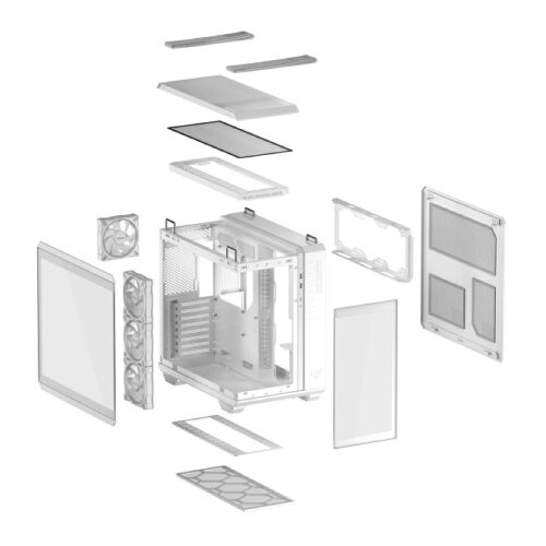 Asus GT502 HORIZON TG ARGB WHITE TUF Gaming kućište belo Cene