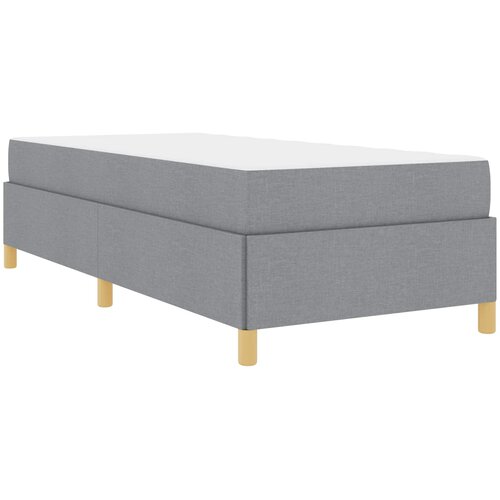  Krevetna konstrukcija Svijetlo siva 90 x 200 cm tkanina Slike