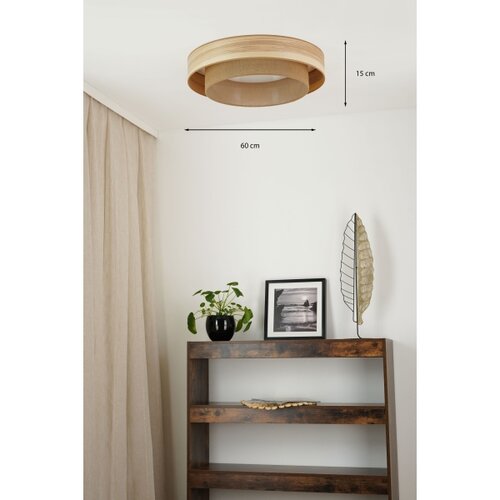  Brilagi - LED plafonsko svetlo MONTANA BOHO LED/26W/230V prečnika 60 cm, braon Slike