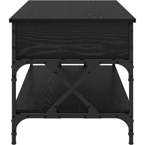  Kava Stol Crni hrast 100 x 50 x 50 cm Konstruirano drvo Slike