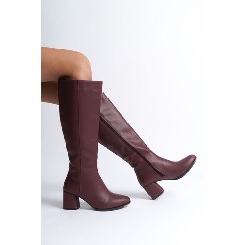 Capone Outfitters Women's Oval Toe Zippered Side Heeled Boots Cijene