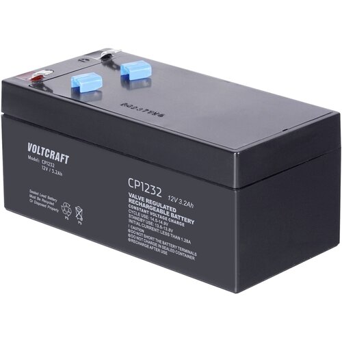 Voltcraft CE12V/3\,2Ah VC-12713965 svinčeni akumulator 12 V 3.2 Ah svinčevo-koprenast (Š x V x G) 134 x 67 x 67 mm ploščati vtič 4\,8 mm brez vzdrževanja, (20829184) Cene