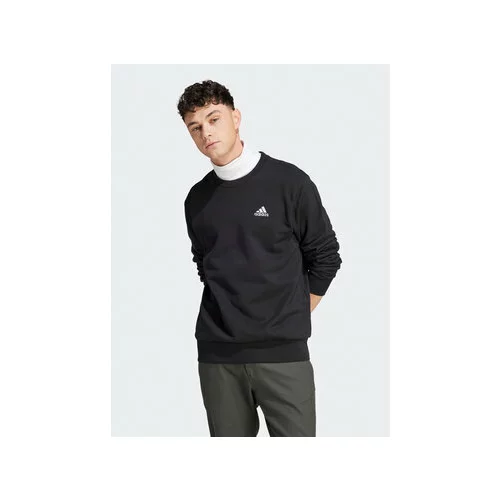 Adidas Jopa Essentials French Terry Embroidered Small Logo Sweatshirt IC9329 Črna Regular Fit
