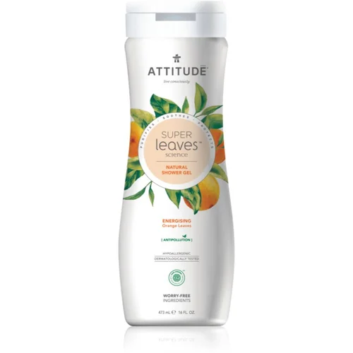 Attitude Super Leaves Orange Leaves prirodni gel za tuširanje s detoksikacijskim učinkom 473 ml