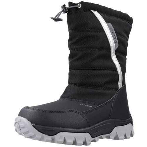 Geox Škornji J HIMALAYA BOY B ABX Črna Cene