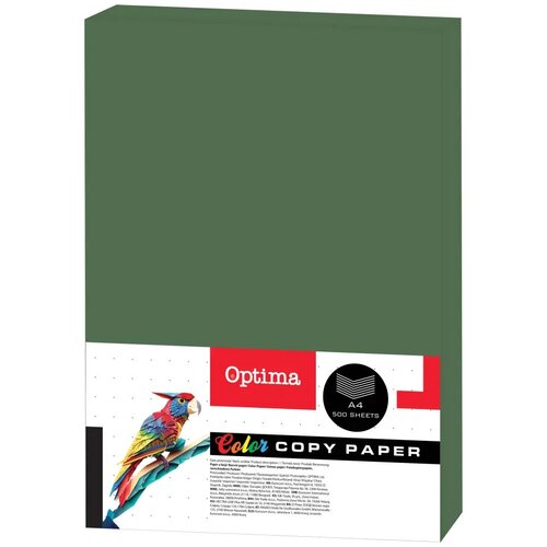  Papir barvni a4 80g intenziv optima 1/500 OPTIMA - TEMNO ZELEN Cene