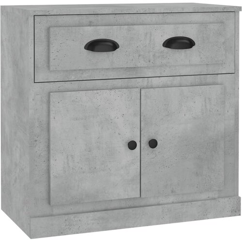 Maison Chic Komoda - Predalnik betonsko siva 70x35,5x67,5 cm inženirski les, (21718620) Cene