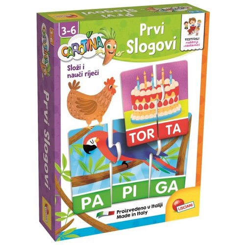 Lisciani Carotina prvi slogovi Slike