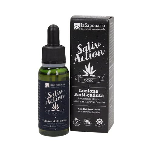 La Saponaria Uomo SativAction losjon prosti izpadanju las Cene