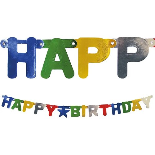 Procos Sretan rođendan vijenac &ndash; u metalnim bojama Cijene