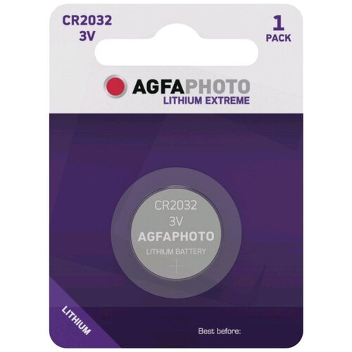 Agfa baterija litijska, CR2032, 3V, dugmasta, blister 1 kom B1 Slike