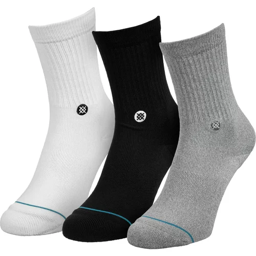 Stance Sportske čarape siva melange / petrol / crna / bijela