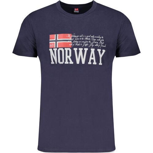Norway 1963 MEN&amp;amp;#39;S SHORT SLEEVE T-SHIRT BLUE Slike