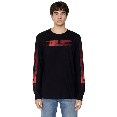 Diesel T-shirt - T-JUST-LS-E5 T-SHIRT black Cijene