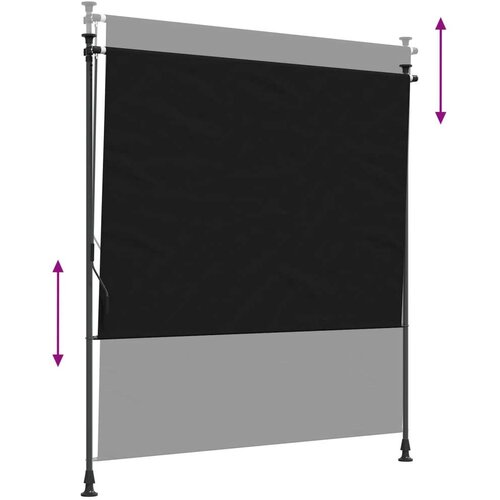  Vanjska Roleta Crna 100 x 270 cm - Crna 100 x 270 cm Slike