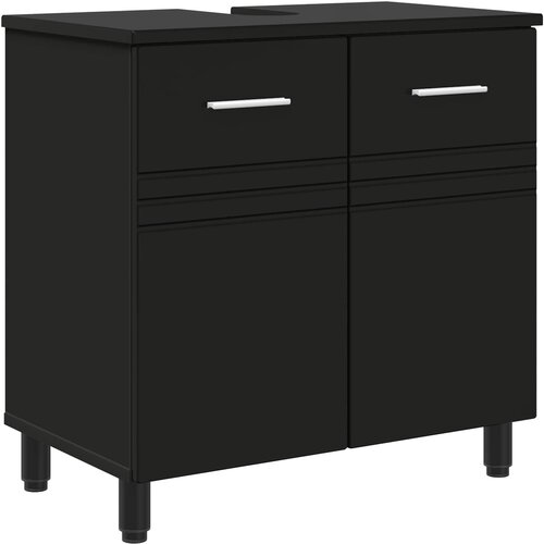 vidaXL Kopalni&scaron;ka enota Črna 60 x 35 x 60 cm Inženirski les, (5000246059) Cene