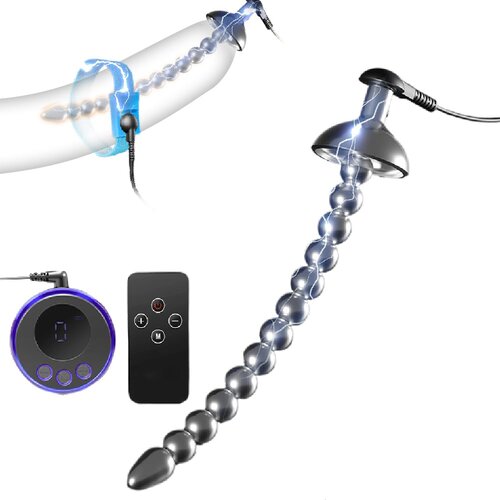 SuperLove E-Stim Cock Torture Set Urethral Dilator 6mm Slike