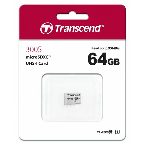 Transcend Micro SD 64GB Class 10, Ultra High Speed Class 1 (U1) Slike