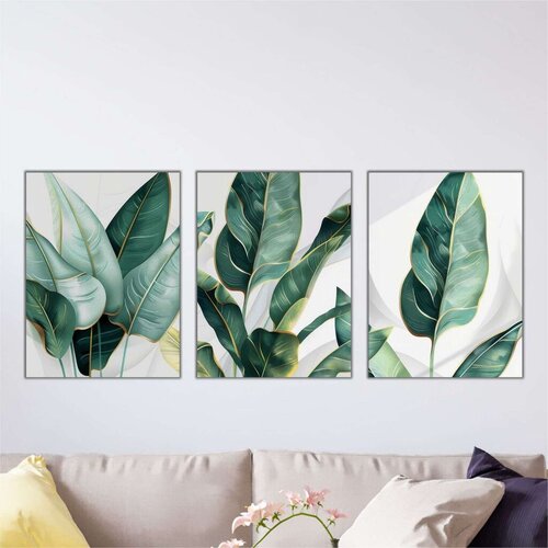 Wallity slika Mdf-00117, 40x90 cm, 3 dela Cene
