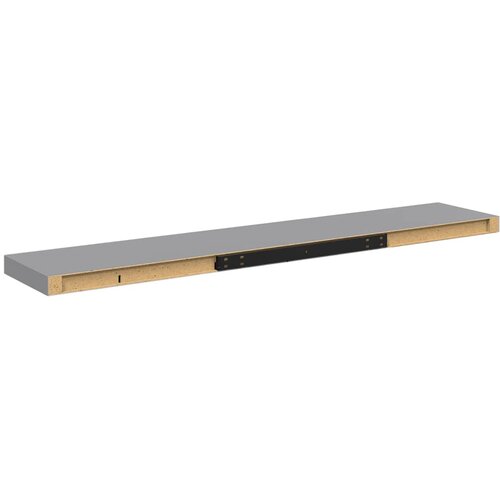  Plutajuća zidna polica siva 120 x 23,5 x 3,8 cm MDF Slike
