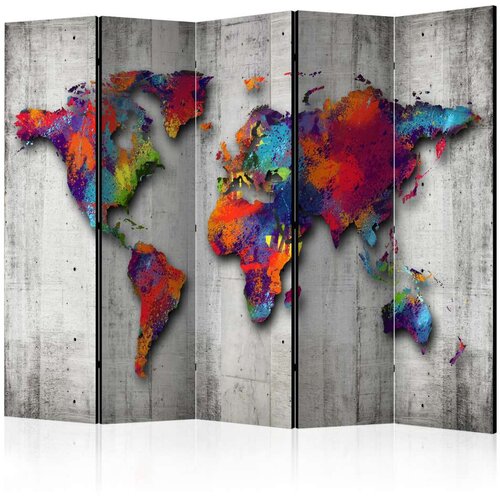  Paravan u 5 dijelova - Concrete World [Room Dividers] 225x172 Cijene