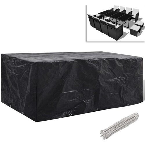 VidaXL Navlaka za vrtni namje&amp;scaron;taj s 8 u&amp;scaron;ica 229 x 113 x 73 cm Slike