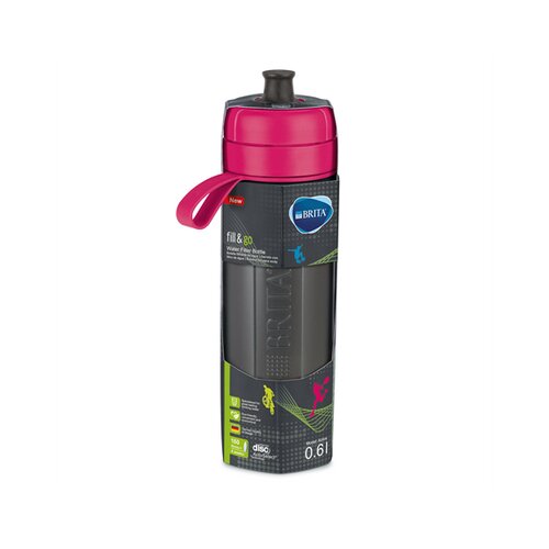 Brita fill&go active sport 600 ml plastika crno, roze Slike
