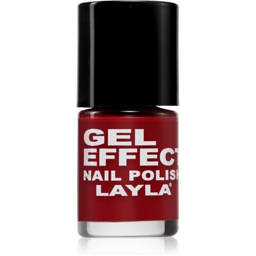 Layla Cosmetics Gel Effect gel lak za nokte nijansa N.06 Power Red 10 ml Slike
