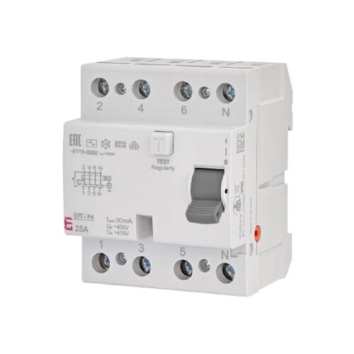 Eti FID sklopka EFI-P4 AC 25, 0.03A E2061611 Slike